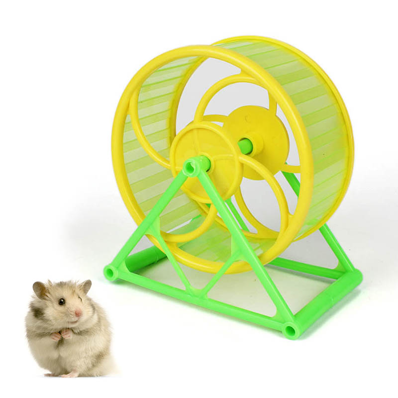 Silent Plastic Working Wheel Train Toy for Hamsters and Small Pets - Hamster Equipment