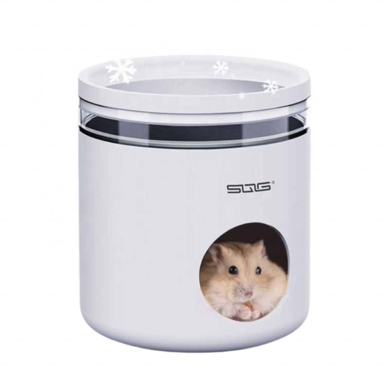 USMILEPET Modern Hamster Cooling Home – Summer time Hideout and Ice Cage Equipment for Small Animals