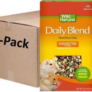 Wild Harvest Each day Mix Dietary Eating regimen for Hamsters and Gerbils, 2 Kilos (Pack of 6)